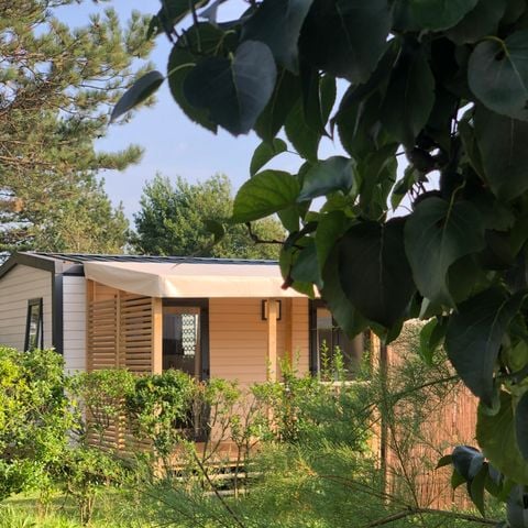 Mobile home 4 persons - Cottage Opale Lounge - 2 Bedrooms - 30 m2- Semi-covered terrace