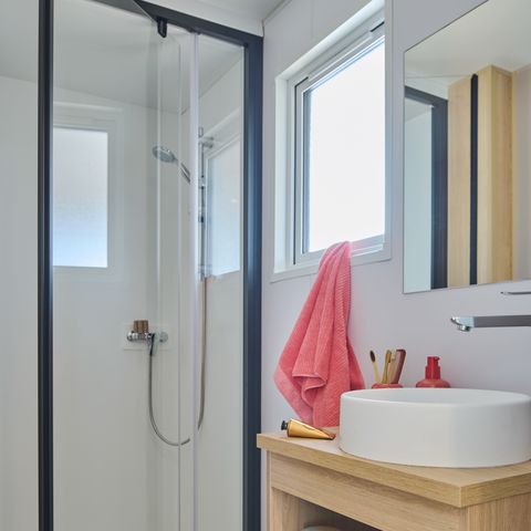 Mobile home 4 persons - Cottage Opale Océan - 2 Bedrooms - 2 Bathrooms - 34m2 Semi-covered terrace