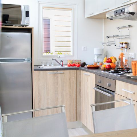 MOBILHOME 6 personas - Cottage Familiar - 3 Habitaciones - 34m² Terraza cubierta