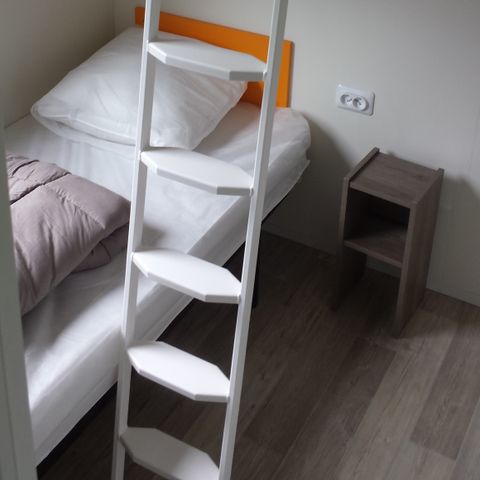 Mobilheim 6 personen - CONFORT 31m² - 3 Schlafzimmer mit überdachter Terrasse