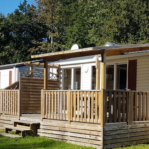 MOBILHOME 5 personnes - STANDARD 29m² - 2 chambres + terrasse couverte
