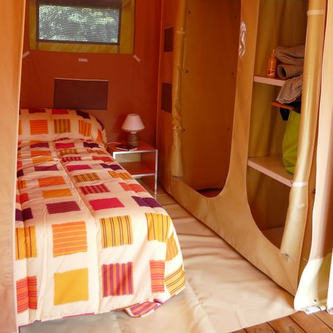 Bungalowtent 5 personen - Bungalow Toilé Malediven STANDAARD 26m² 2 kamers + overdekt terras 13m² / zonder sanitair - PMR