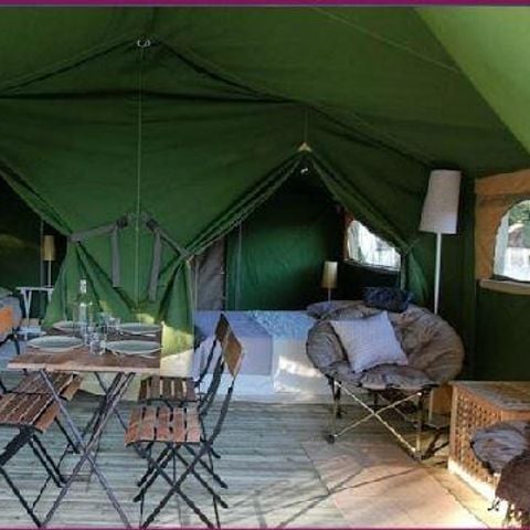 TENTE 5 personnes - Freeflower STANDARD 37m² - 2 chambres dont terrasse couverte 13 m² / sans sanitaires