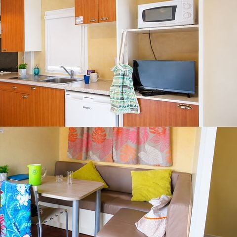 MOBILHOME 4 personnes - STANDARD 25m² - 2 chambres + terrasse intégrée