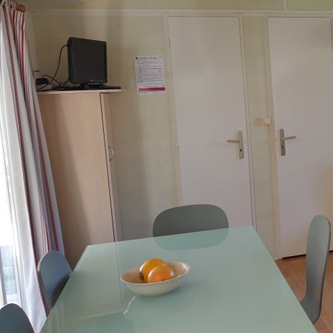 MOBILHOME 8 personnes - CONFORT 35m² -  3 chambres avec terrasse couverte et lave-vaisselle