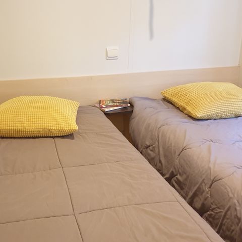 Mobilheim 8 Personen - CONFORT 35m² - 3 Zimmer mit überdachter Terrasse und Geschirrspüler