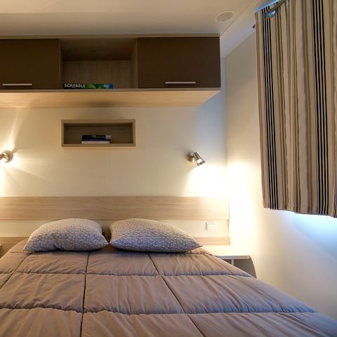 MOBILHOME 6 personas - PREMIUM 35m² 3 habitaciones con terraza cubierta y lavavajillas