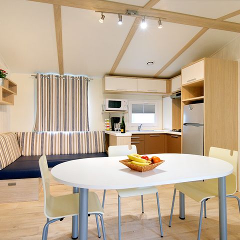 CASA MOBILE 6 persone - Casa mobile PREMIUM 35m² 3 camere da letto con terrazza coperta e lavastoviglie