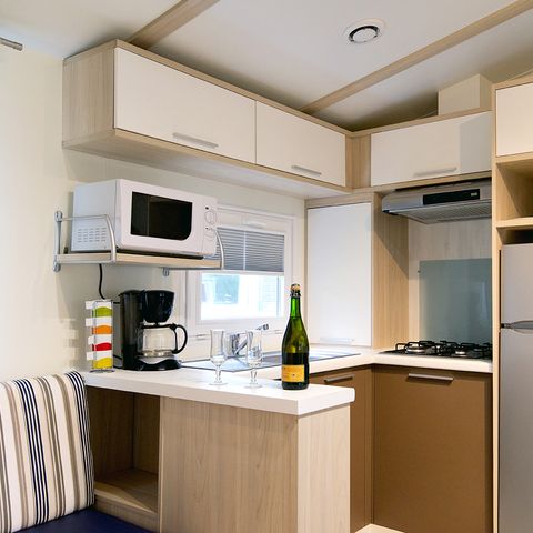 CASA MOBILE 6 persone - Casa mobile PREMIUM 35m² 3 camere da letto con terrazza coperta e lavastoviglie