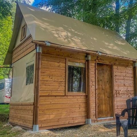 TENDA IN TELA E LEGNO 3 persone - Tenda da bivacco 11m² 1camera - senza servizi igienici