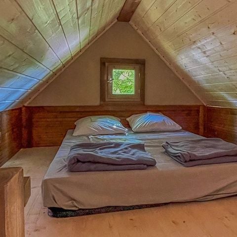 TENDA IN TELA E LEGNO 3 persone - Tenda da bivacco 11m² 1camera - senza servizi igienici