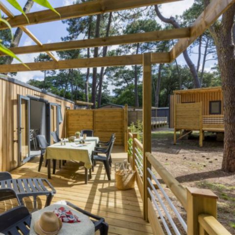 Mobilheim 8 Personen - Cottage Rosa 8 pers 4 Schlafz. 2 Bad ****