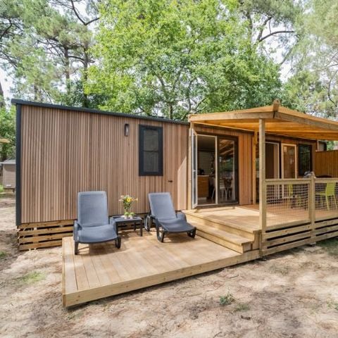 Stacaravan 6 personen - Cottage Hortense 6 pers 3 slaapkamers 2 badkamers ****