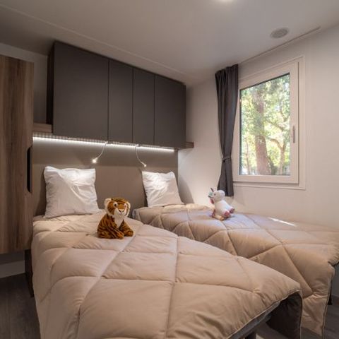 Stacaravan 4 personen - Cottage Orchidée 4 pers 2 slaapkamers 2 badkamers *****