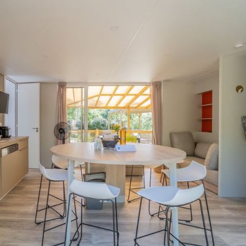 Mobilheim 4 Personen - Cottage Tulipe 4 pers 2 Schlafz. 2 Bäder Premium