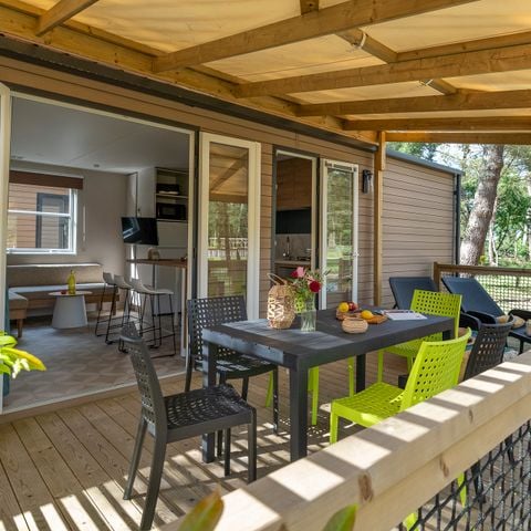 Stacaravan 6 personen - Cottage Family TV LV Wifi - 3 slaapkamers - 6 personen