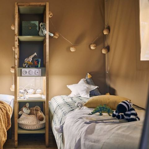 TENDA DA CAMPEGGIO 6 persone - Lodge Camélia 6 p 3 Ch 1 Sdb *** tenda