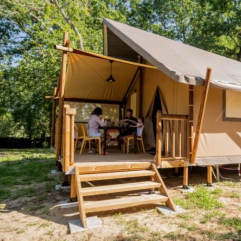 tent 6 personen - Lodge Camélia 6 p 3 Ch 1 Sdb *** tent