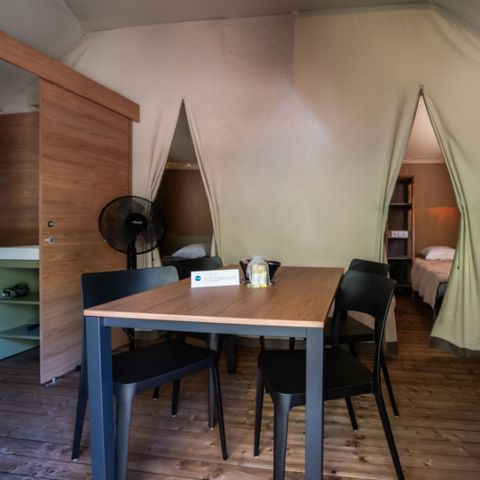 TENT 6 people - Lodge Camélia 6 p 3 Ch 1 Sdb *** tent