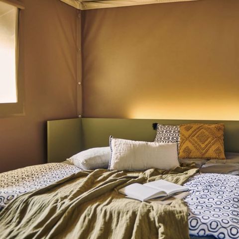 Tent 4 personen - Lodge Tent Clématite 4 p 2 Ch 1 Sdb ***