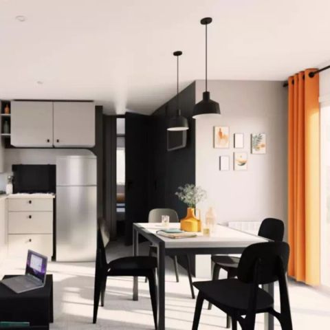 Stacaravan 8 personen - Cottage Rosa 5 Kamers 8 Personen Airconditioning + TV 2bad ****