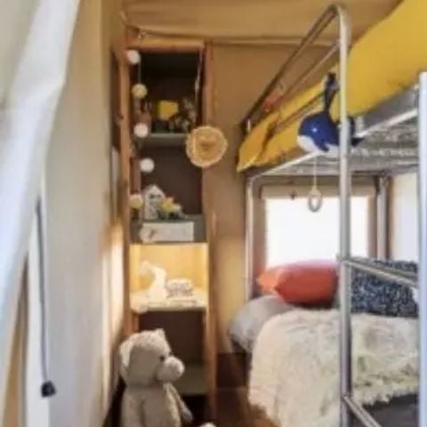 Zelt 6 Personen - Zelt Lodge Camelia 4 Zimmer 6 Personen ***