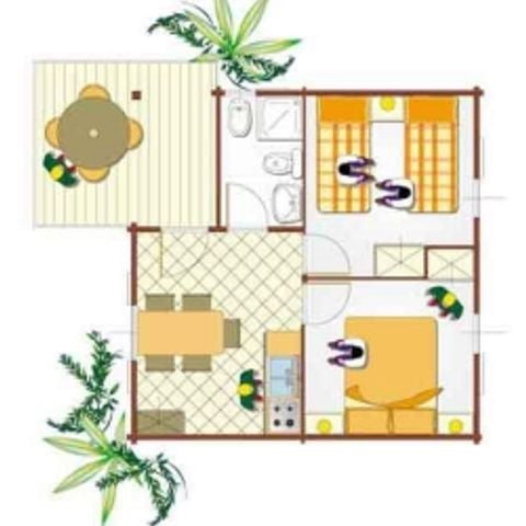 CHALET 5 personas - Frente del chalet