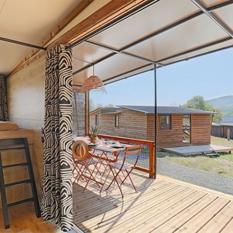 Accommodatie 5 personen - Tiny Lodge 2 slaapkamers 5 personen