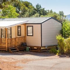 MOBILHOME 8 personnes - Comfort +| Clim. | TV | Terrasse balcon
