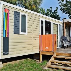 MOBILHOME 8 personnes - Cottage Tamaris Grand Confort 4 Pièces Climatisé + TV pour 6/8 personnes