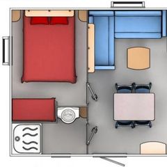 MOBILHOME 6 personnes - 2 Chambres