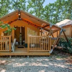 TENTE TOILE ET BOIS 5 personnes - T5L2 - Tente équipée