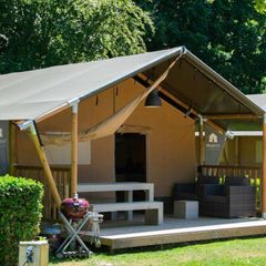 TENTE TOILE ET BOIS 6 personnes - LUXE