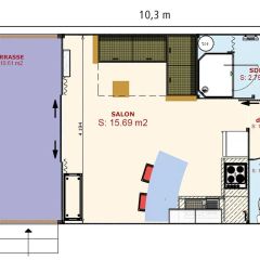 TENTE TOILE ET BOIS 5 personnes - Ecolodge Premium Sweet