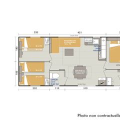 MOBILHOME 8 personnes - Elégance 3 chambres + clim