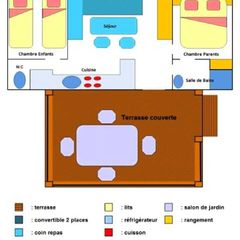 MOBILHOME 5 personnes - Mobil Home Origan Plus 3 Pièces 4/5 Personnes Climatisé