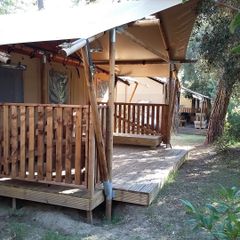 TENTE TOILE ET BOIS 6 personnes - TENTE PLAIN PIED