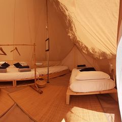TENTE TOILE ET BOIS 6 personnes - LODG'ING FAMILIALE, sans sanitaires