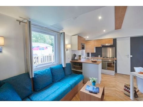 Stacaravan 6 personen - Excellence 3 kamers met terras (6 personen)