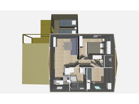 CHALET 6 personas - Confort Rosnay - 3 habitaciones