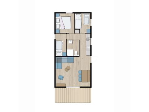 Bungalow 5 Personen - Schmetterlinge Venhuis