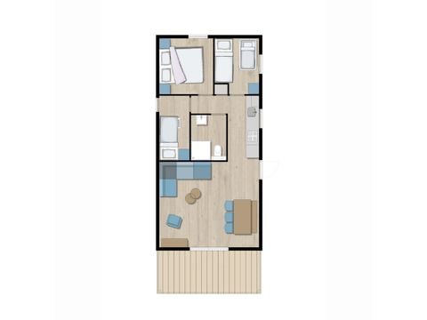 Bungalow 5 personen - Vlindertjes Venhuis