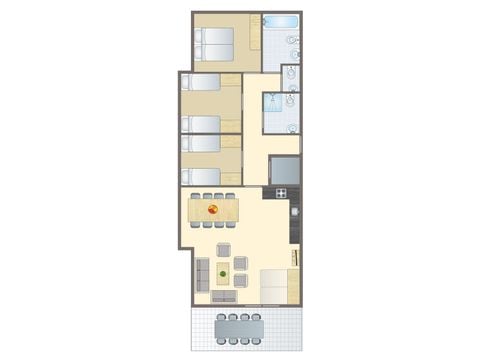 APPARTEMENT 8 personnes - 8A
