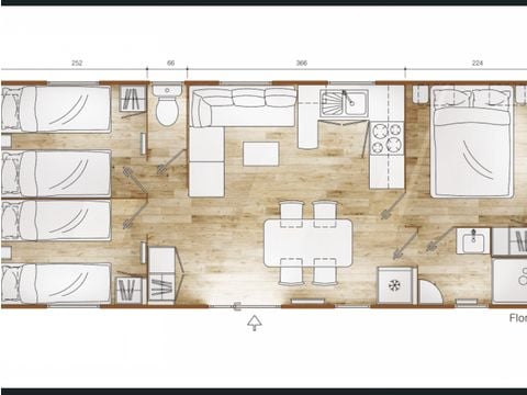 CASA MOBILE 6 persone - Flores