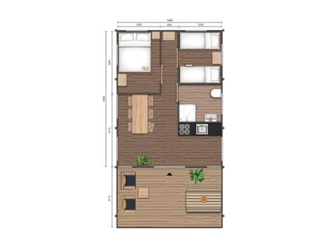 Safaritent 4 personen - Nordic Safari Lodge Fjäll