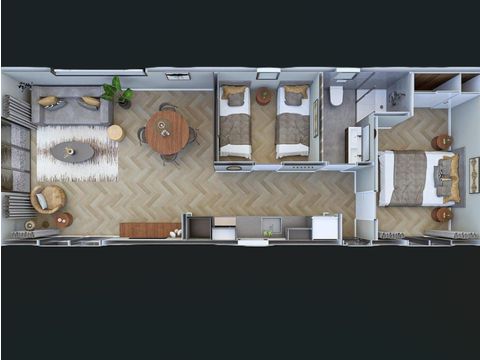 LODGE 4 persone - Luce del porto