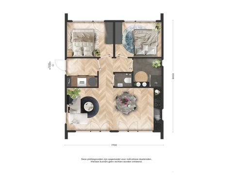 BUNGALOW 4 personas - El Dommel
