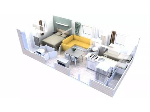 Mobile home 4 persons - Premium 3 Rooms 4 People