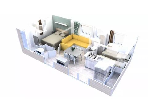 MOBILHOME 4 personas - Premium 3 Habitaciones 4 Personas