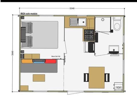 MOBILHOME 3 personnes - Confort
